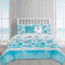 Coastal Home 5 Pc Salt Sand & Sea Comforter Set