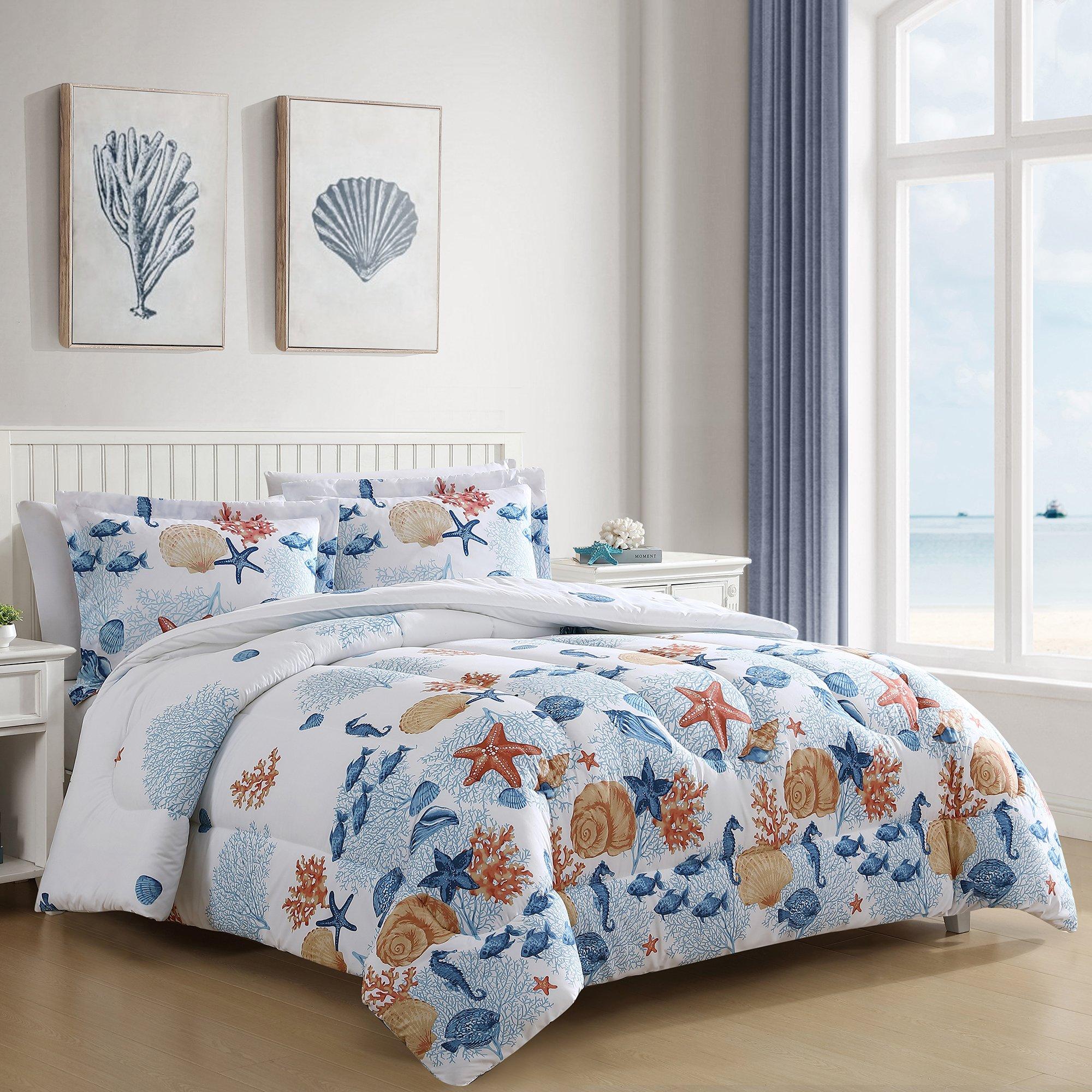 Coastal Home Seashells Comforter Set