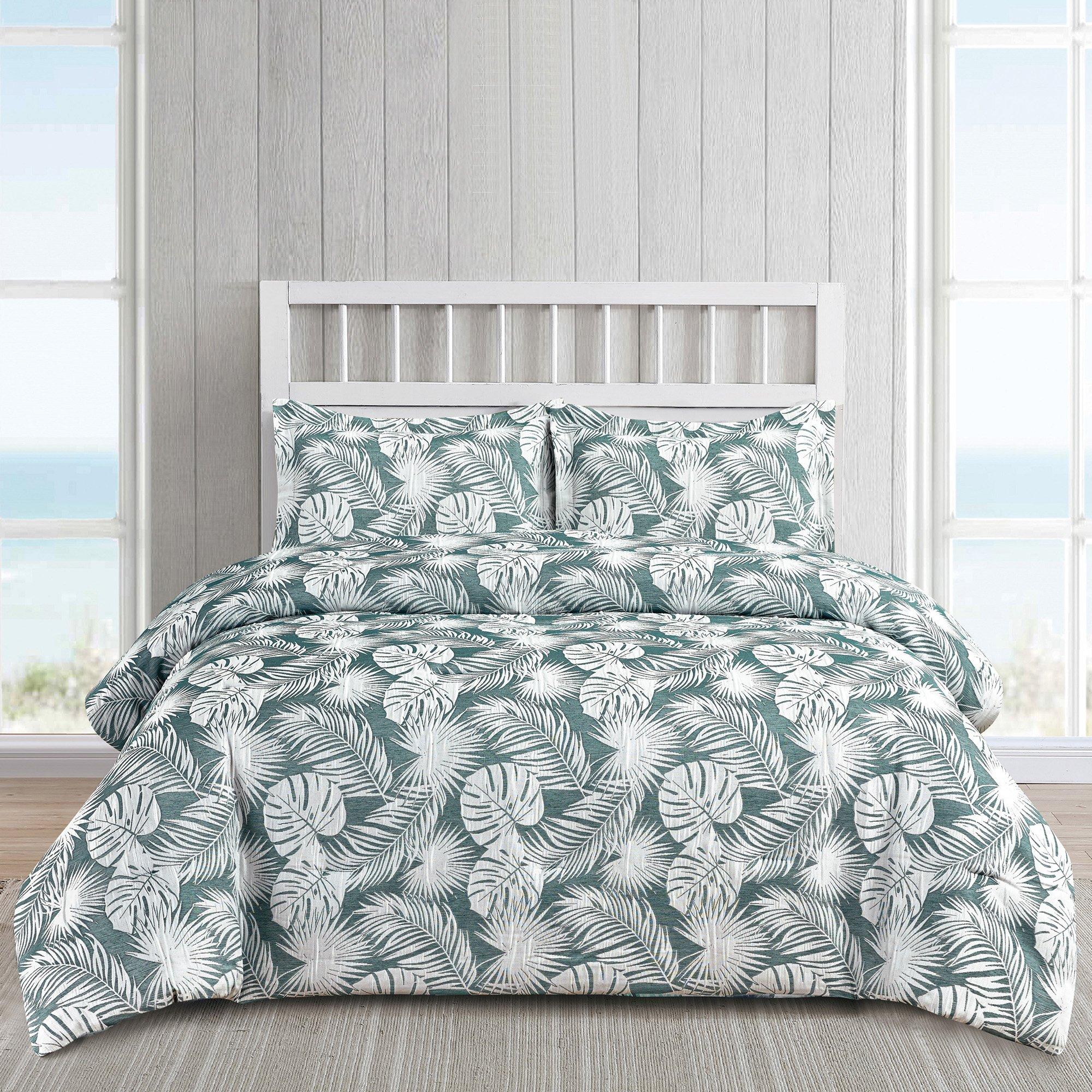 Coastal Home Tropical Woven Comforter Set
