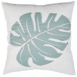 Coastal Home 16x16 Monstera Leaf Decorative Pillow