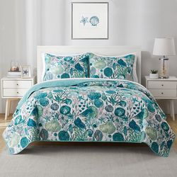 Seaside Collection Ivory Coast Quilt Set