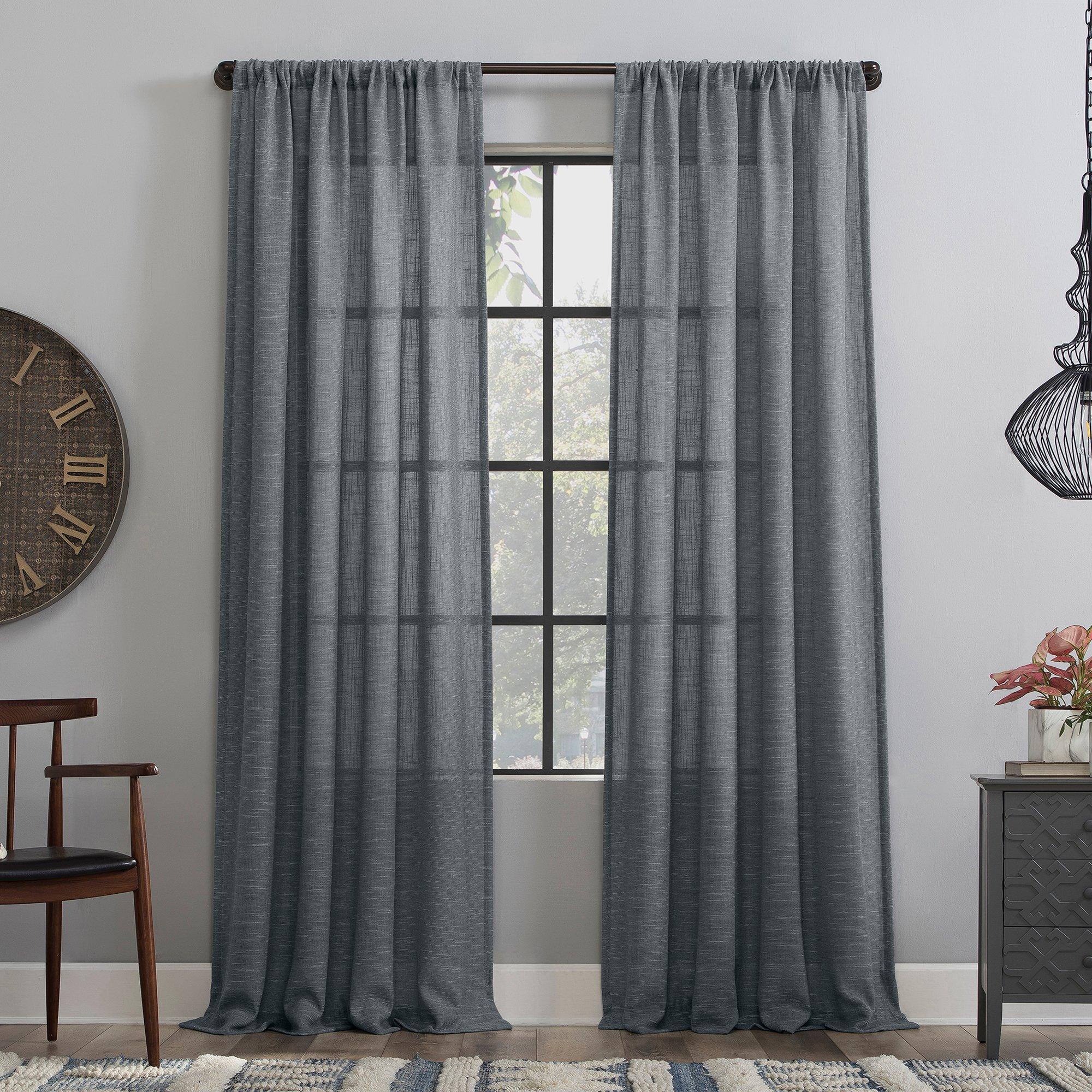 No. 918 84x100 Solid Decorative Curtain Panel