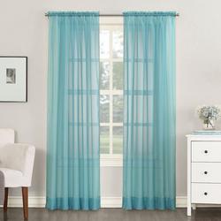 59x84 Solid Voile Curtain Panel