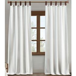 2-pk. Milford Faux Leather Tab Curtain Panel Set