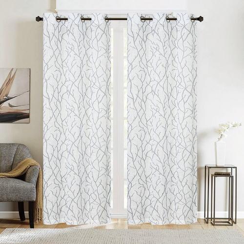 CHD Home Textiles 2-pk. Cliffside Curtain Panel Set