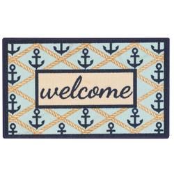 17x28 Welcome Anchors Accent Rug