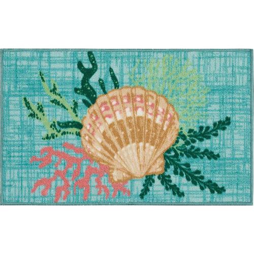Essential Elements Sea Shell & Coral Accent Rug