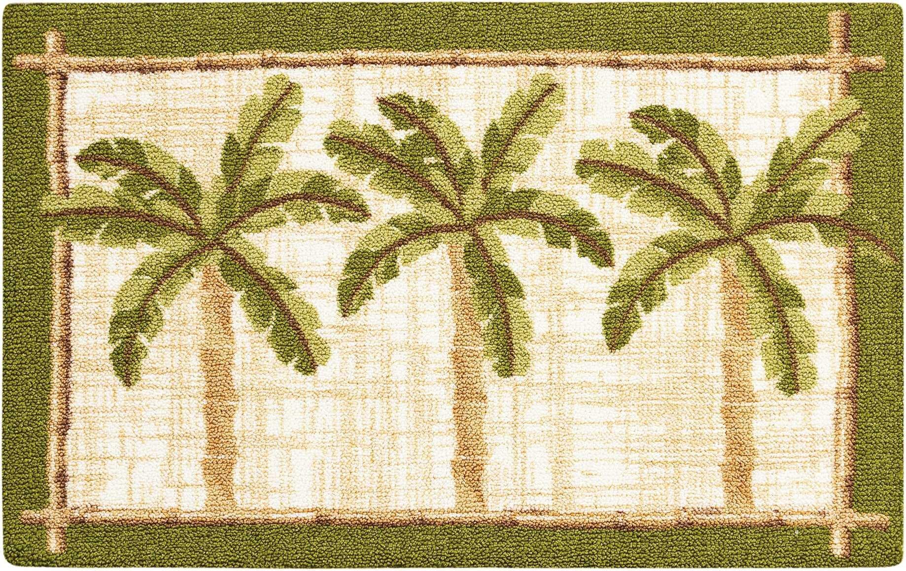 Palm Trees Accent Rug
