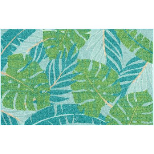 Enhance Palm Leaves Accent Rug