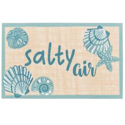 Enhance Salty Air And Seashells Accent Rug