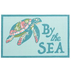 20x32 By The Sea Turtle Accent Rug