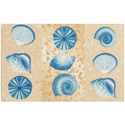 Shell Row Accent Rug