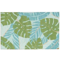 Palm Leaves Accent Rug