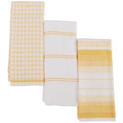 3-pk. Stripe Kitchen Towel Set