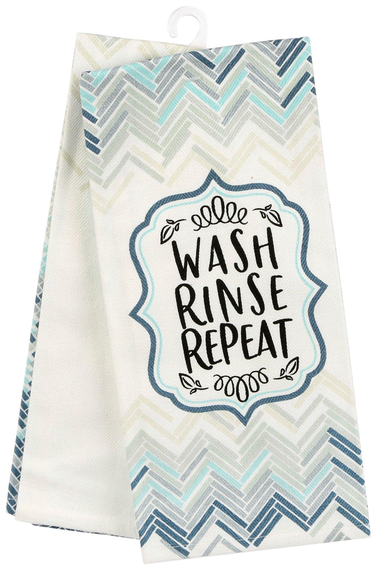 Homewear 2 Pk. Wash Rinse Repeat  Kitchen Towel Set