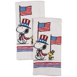 Peanuts 2 Pk Patriotic Snoopy Kitchen Towels