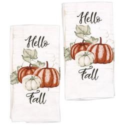 2 Pk Hello Fall Kitchen Towel Set