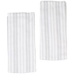 2 Pk 18x28 Striped Oversized Kitchen Towels