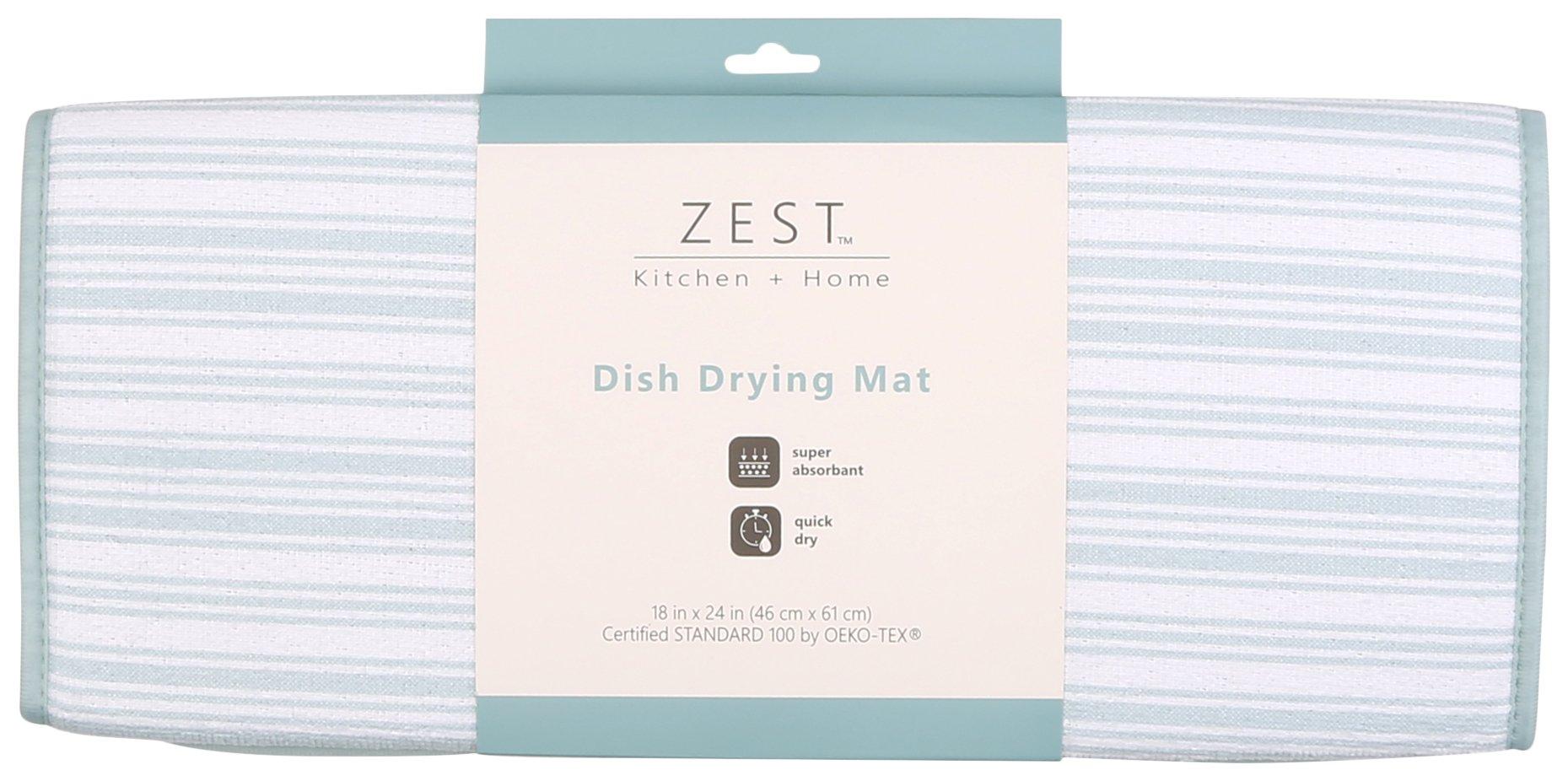 18x24 Striped Dish Drying Mat