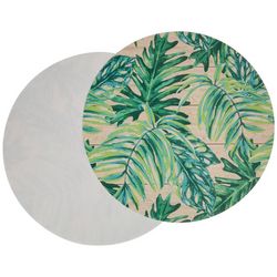 Lintex 2 Pk Palm Leaf Textilene Placemat Set