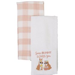 ATI 2-pk. Some Bunny Loves You Kitchen Towel Set