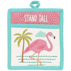 Stand Tall Flamingo Pocket Mitt