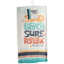 Kay Dee Designs Sand Beach Surf Dual Purpose Kitchen Towel