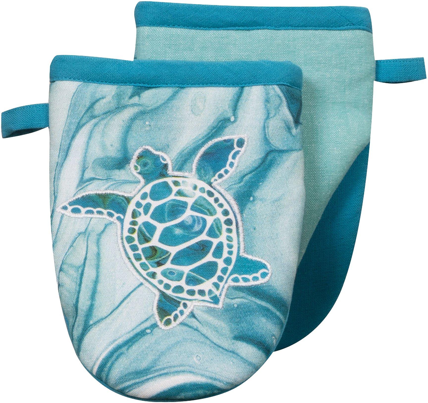 Kay Dee Designs Sea Turtle Embroidered Mini Oven Mitt