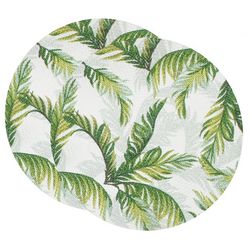 2 Pk Palm Cove Braided Placemat Set