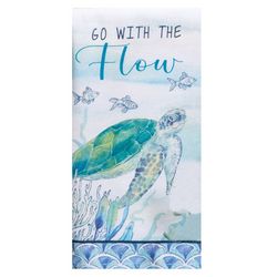 Go With The Flow Sea Turtle Dual Purpose Kitchen Towel