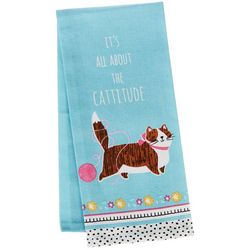 Kay Dee Designs Crazy Cat Cattitude Tea Towel