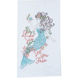Kay Dee Designs 26x16 Embroidered Mermaid Kitchen Towel