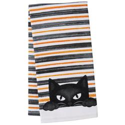 16x26 Striped Kitten Kitchen Towel
