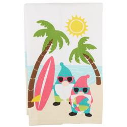 Beach Gnomes Dual-Sided Weave Kitchen Towel