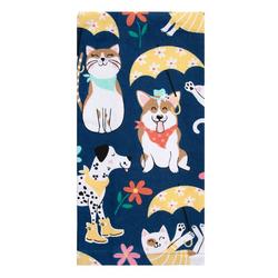 16x26 Raining Cats & Dogs Kitchen Towel