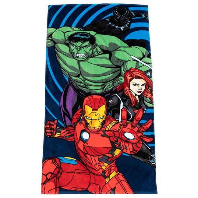 New & Official Marvel Tech Character Cotton Beach The Avengers Bath Towel 