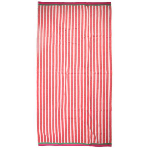 32x62 Velour Stripe Beach Towel