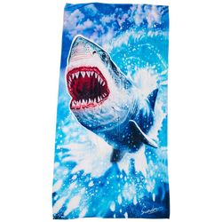 Kaufman 30x60 Shark Wave Beach Towel