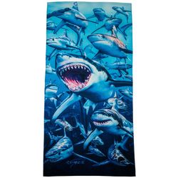 Kaufman 30x60 Shark Beach Towel