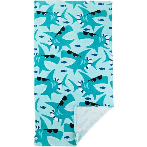 Arkwright Shark Print Beach Towel