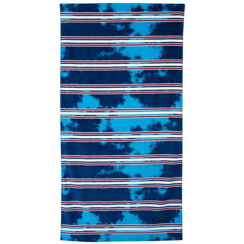 Hurley Watercolor Stripe Beach Towel