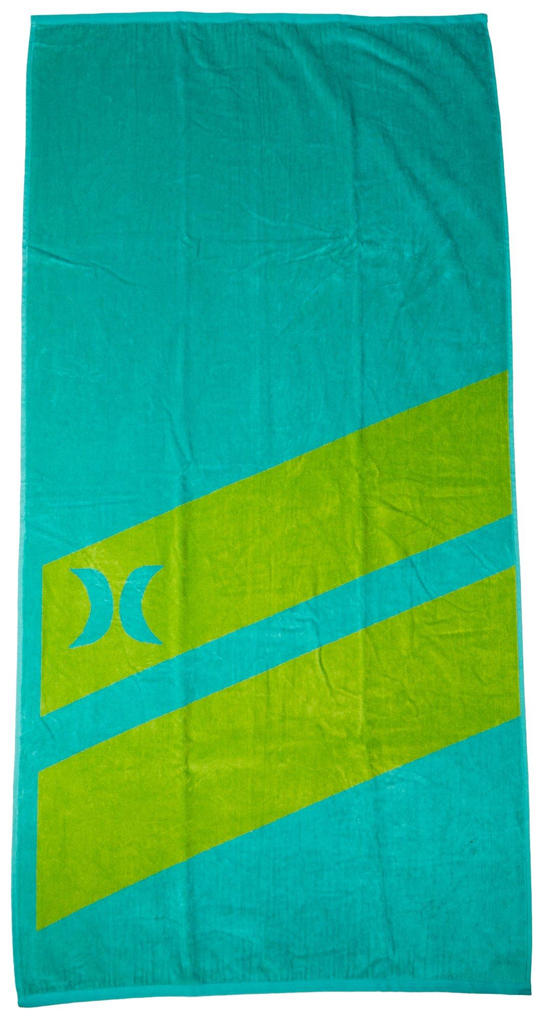 Diagonal Diagonal Stripe Beach Towel