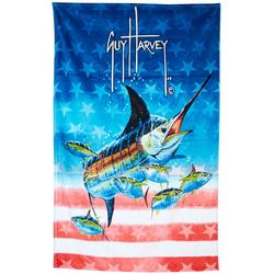 Americana Marlin Beach Towel