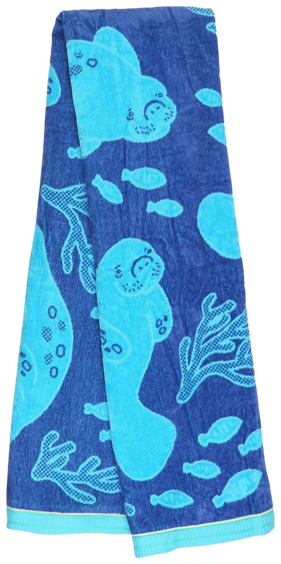 36x68 Manatee Sea Beach Towel