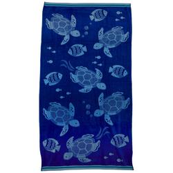 36x68 Turtle Reef Beach Towel