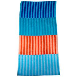 36x68 Color Block Striped Beach Towel