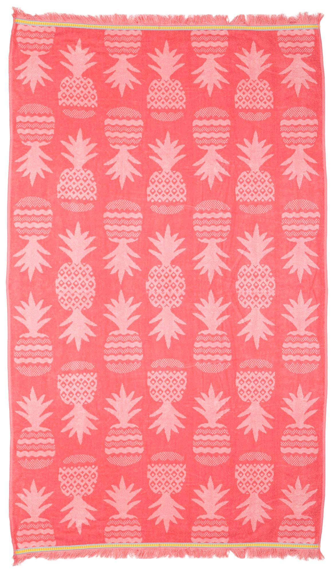 36x68 Pineapples Beach Towel