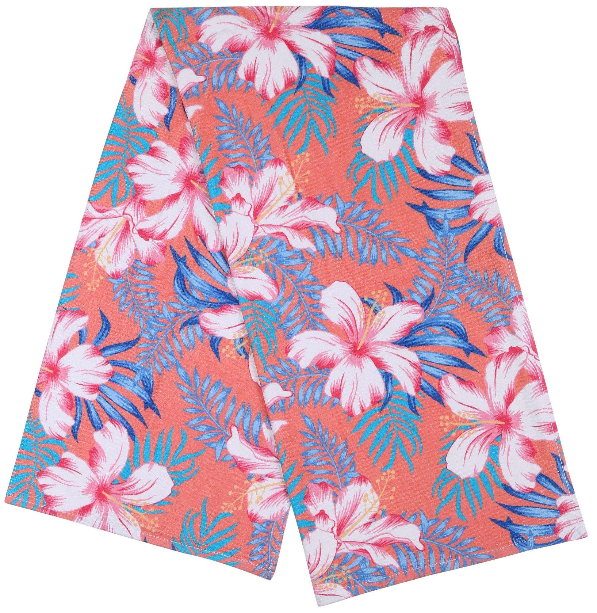 Hibiscus Bloom Beach Towel