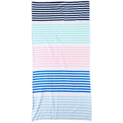 Shoreline Collection Dobby Stripe Beach Towel