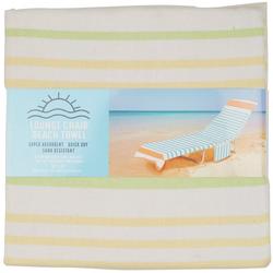 29x76 Striped Lounge Chair Beach Towel